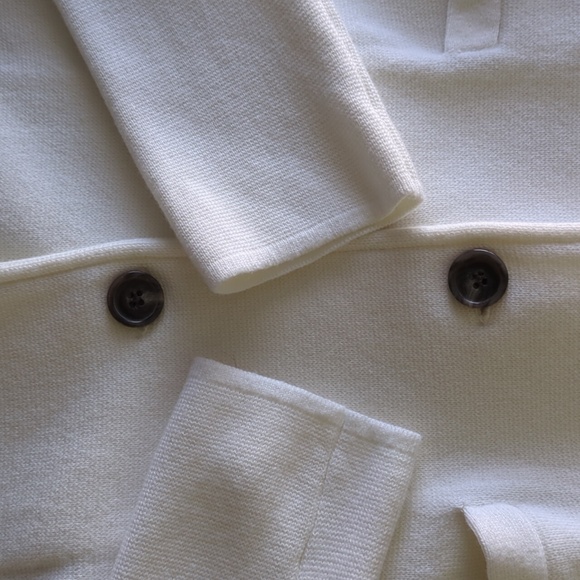 J. Crew Sweater Blazer Cream Ponte Knit Classic Stretch XS Professional - Picture 14 of 16